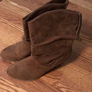 Brown Heeled Boots